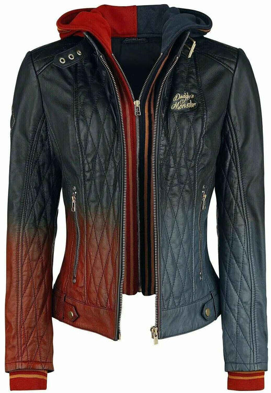 Harley Quin Cosplay Costume Jacket Suicide Squad Margaret Robbie