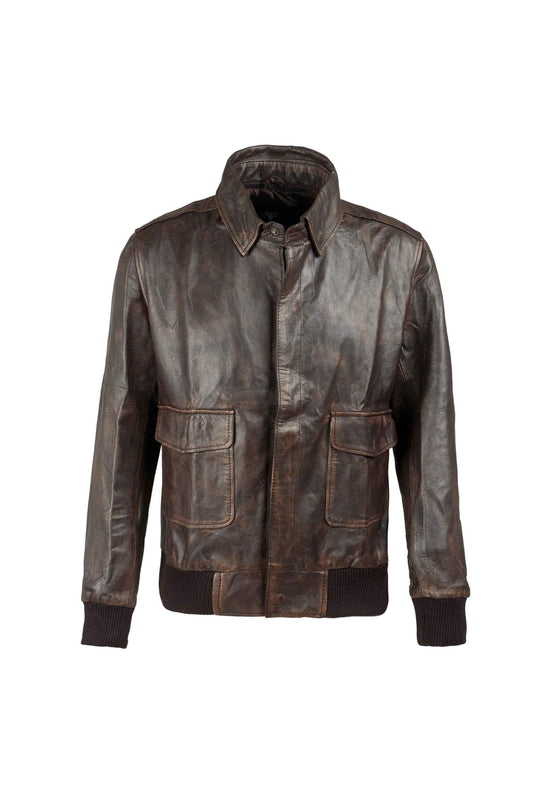 Handmade  A2 Aviator RAF Flight Bomber Jacket Handmade Real Leather Jacket for Men