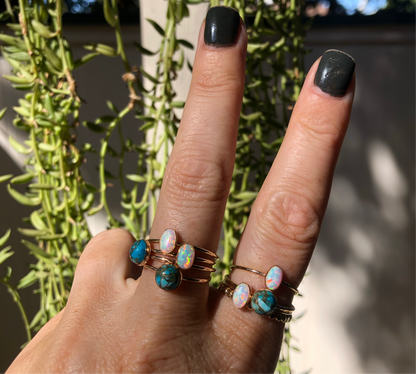 OPAL OVAL RING