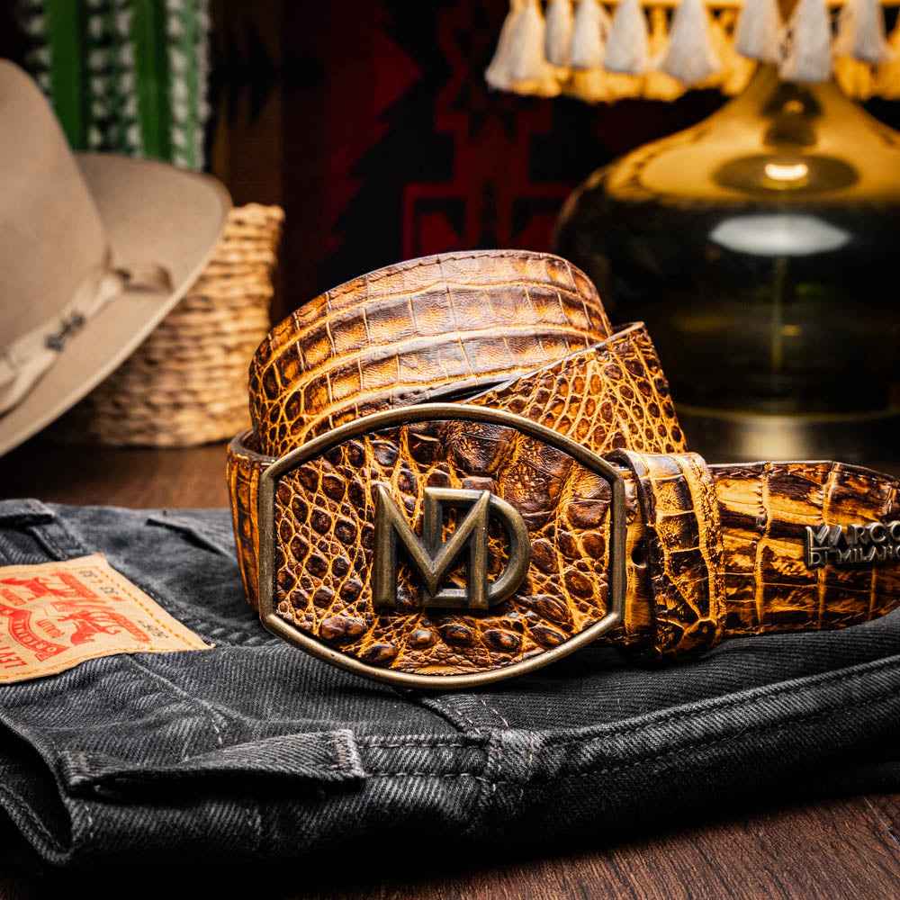Iowa Belt Mustard / Brown
