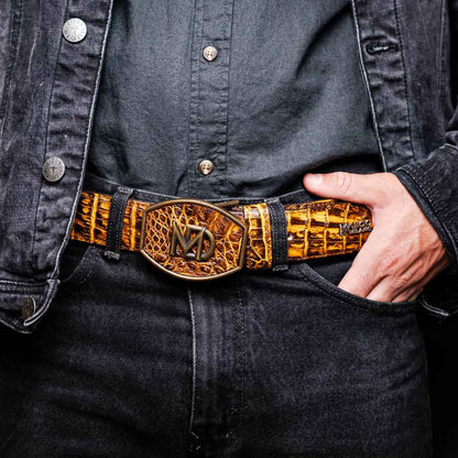 Iowa Belt Mustard / Brown