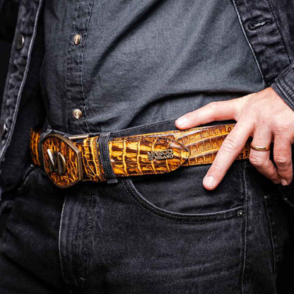 Iowa Belt Mustard / Brown