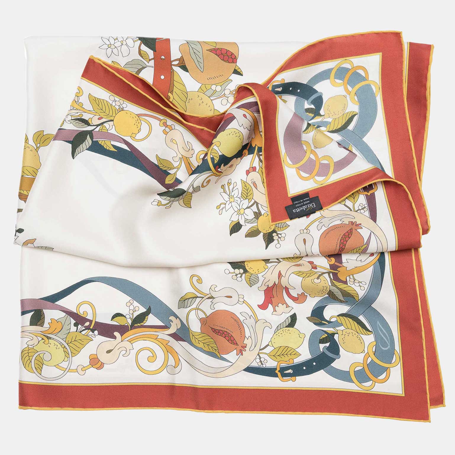 Anthea - Silk Foulard - Ivory - Solstik