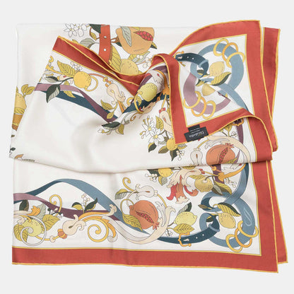 Anthea - Silk Foulard - Ivory - Solstik