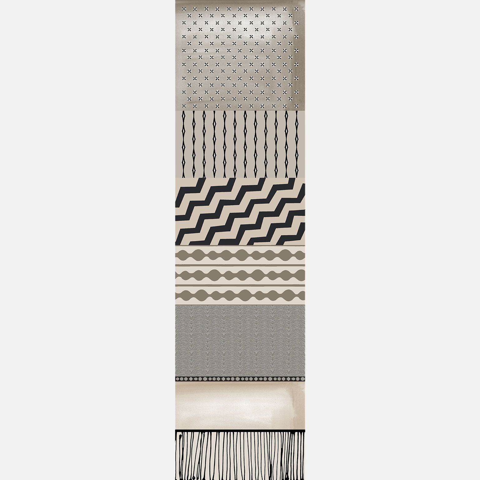 Atri - Long Silk Scarf - Sand - Solstik