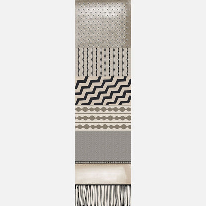 Atri - Long Silk Scarf - Sand - Solstik