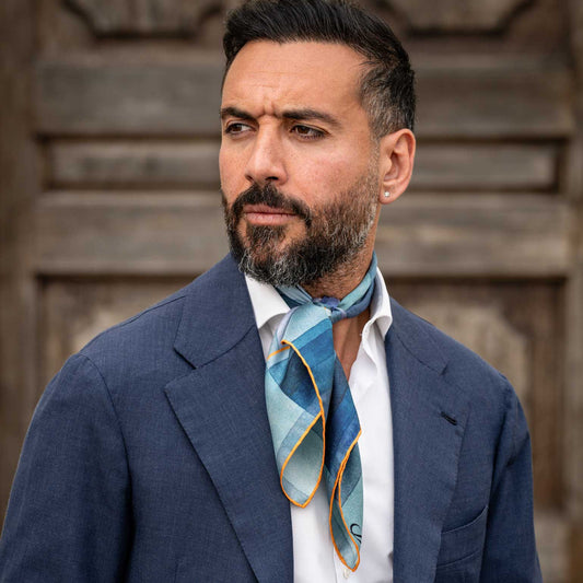 The Harbinger of Autumn - Silk Neckerchief - Solstik