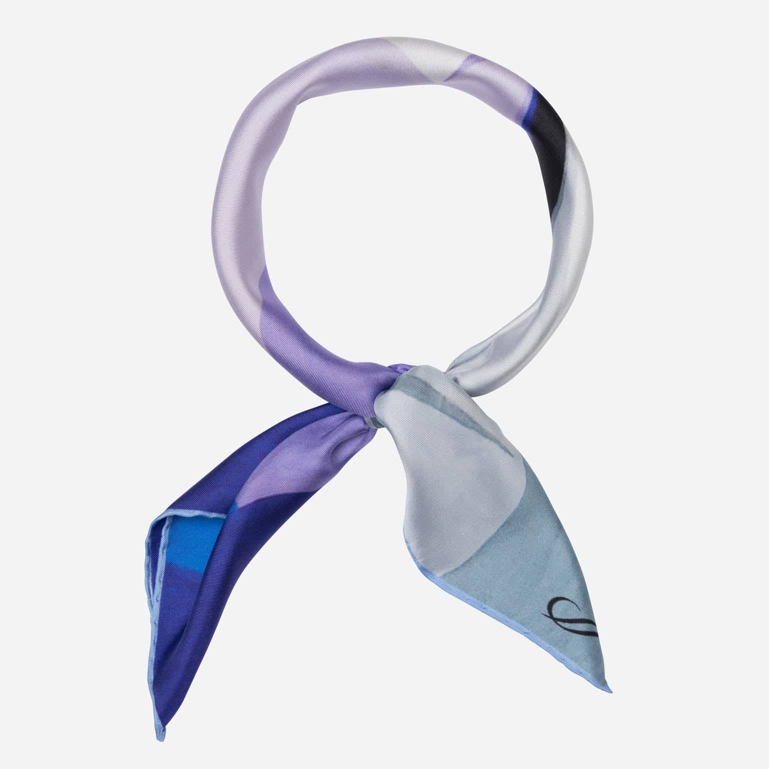 Jazz - Silk Neckerchief - Blue - Solstik