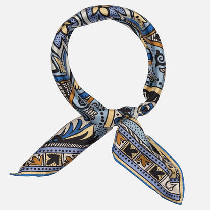 Capri - Silk Neckerchief - Azure - Solstik