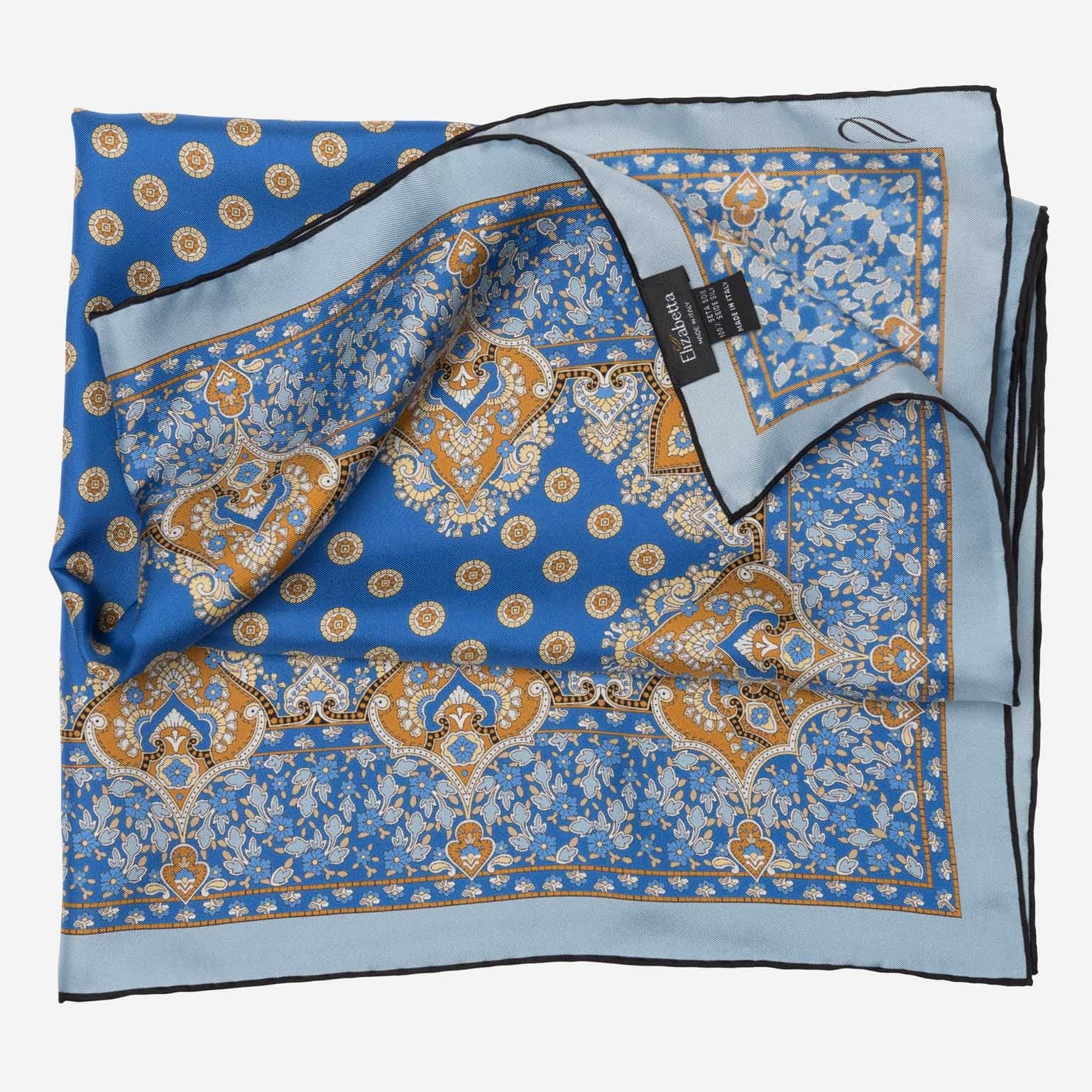 Filippo - Silk Neckerchief - Azure - Solstik