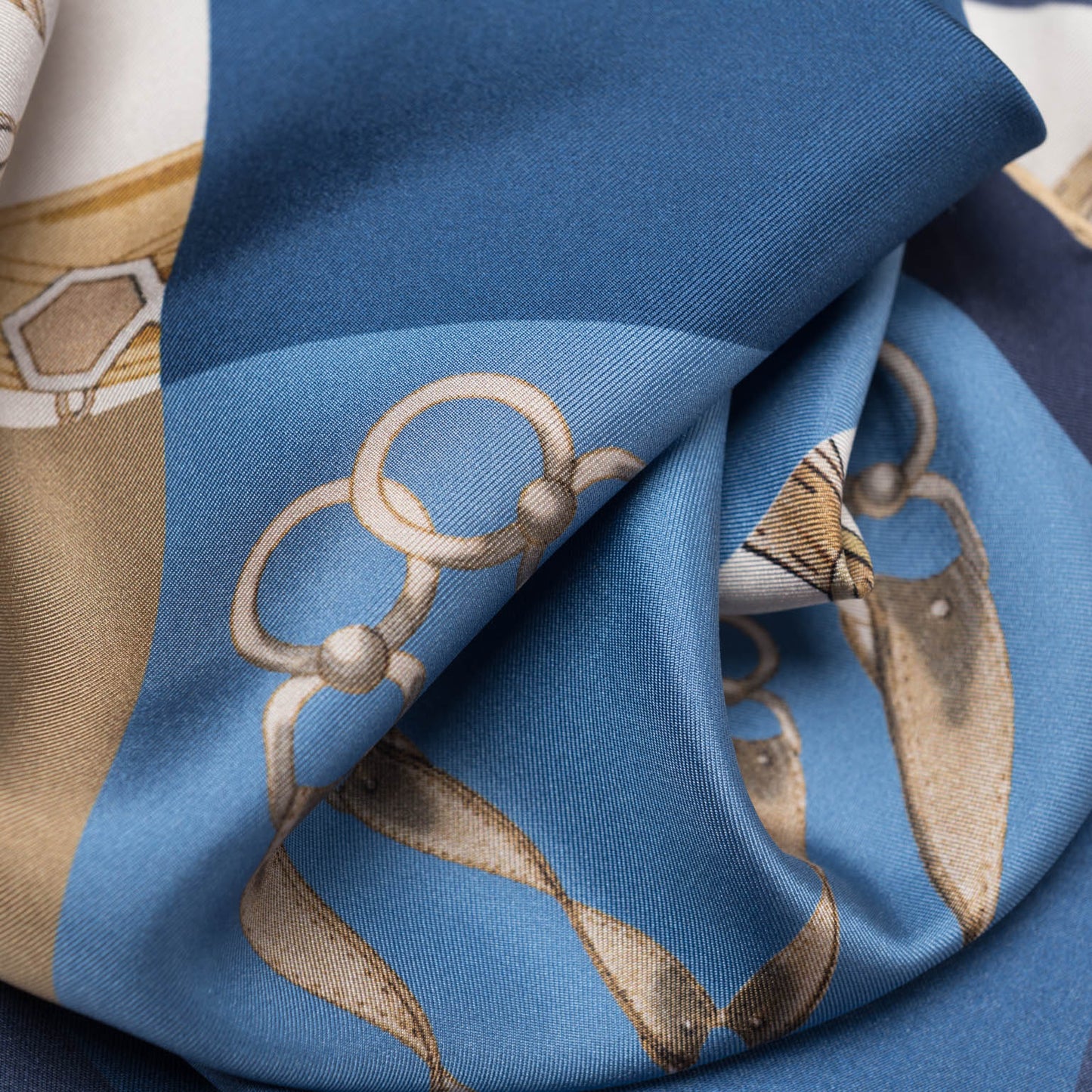 San Siro - Silk Neckerchief - Blue - Solstik
