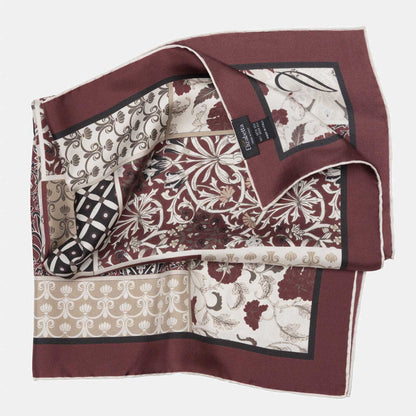 Napoli - Silk Neckerchief - Maroon - Solstik