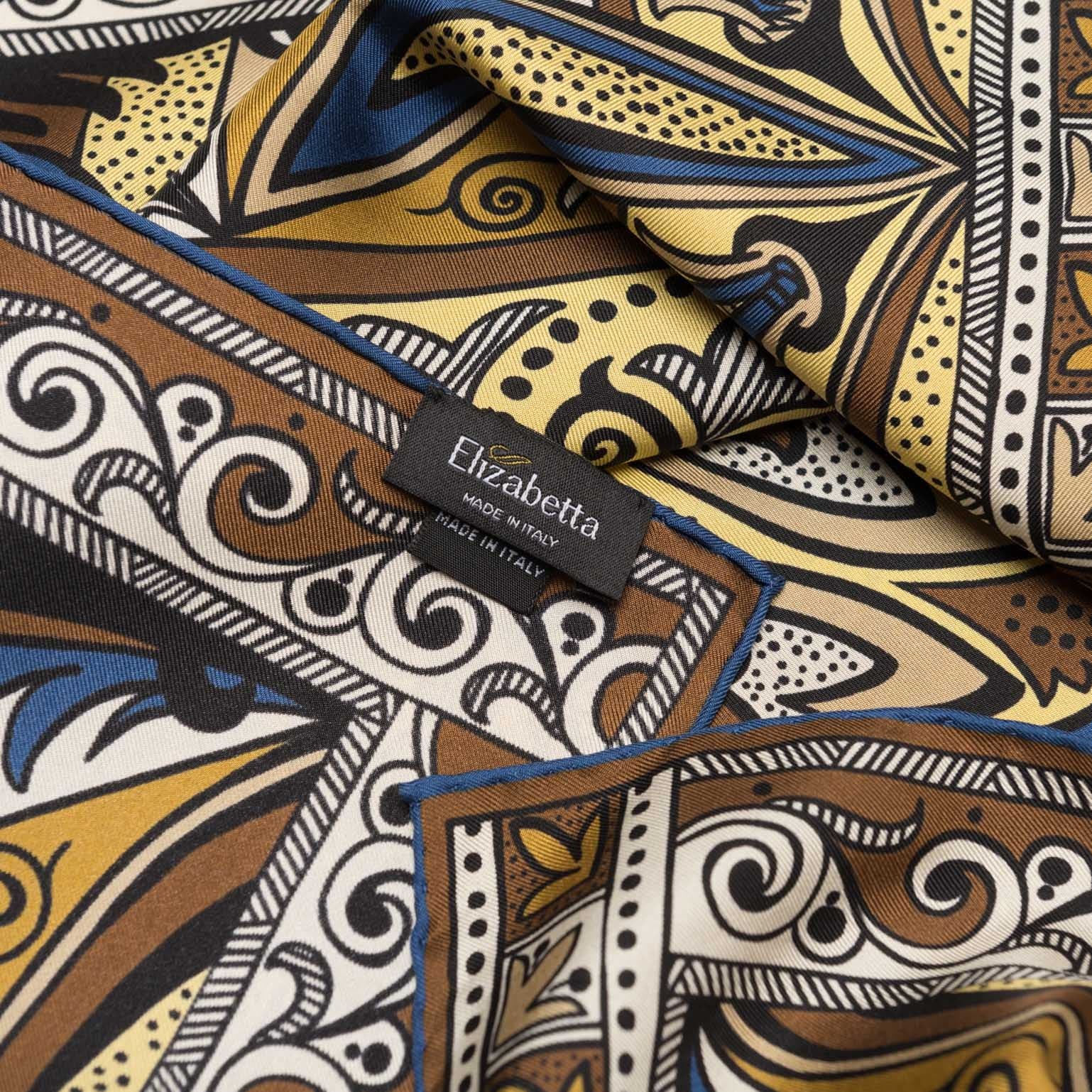 Capri - Silk Neckerchief - Yellow - Solstik