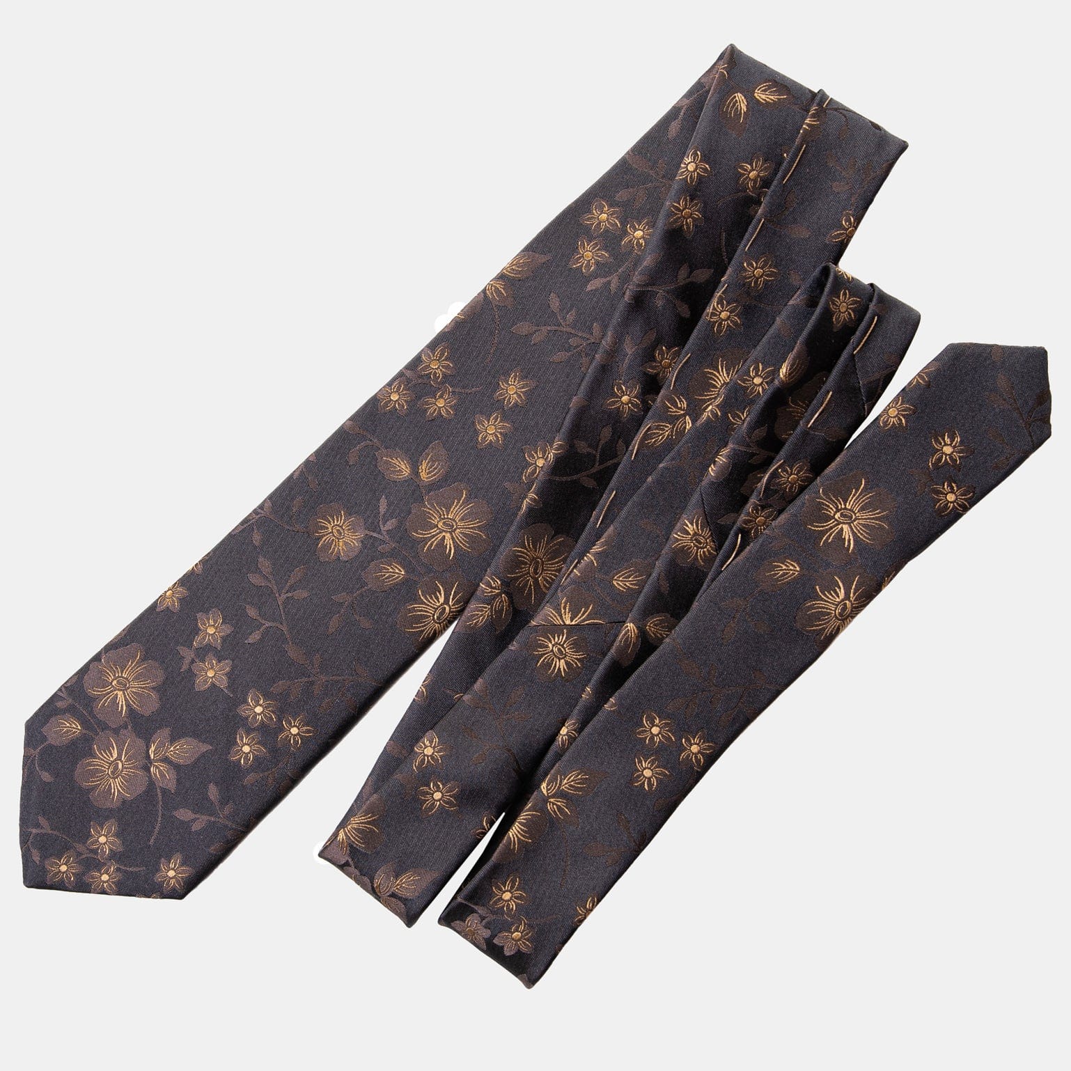 Silvio - Silk Jacquard Tie - Black - Solstik