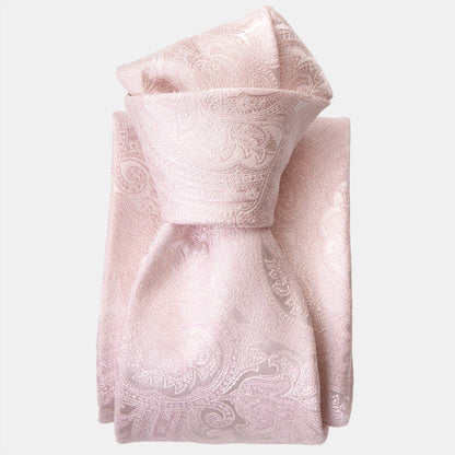 Montecarlo - Silk Jacquard Tie - Pink - Solstik