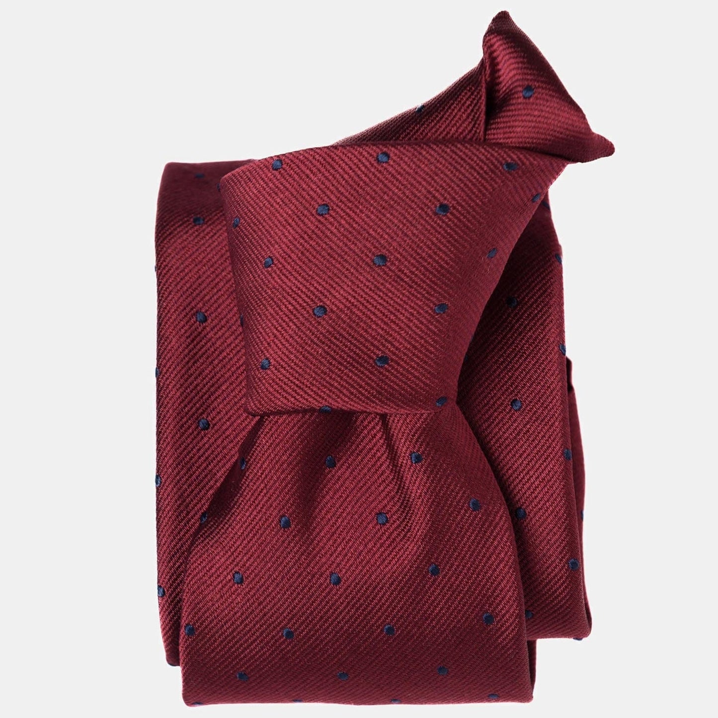Pisa - Silk Jacquard Tie - Burgundy - Solstik