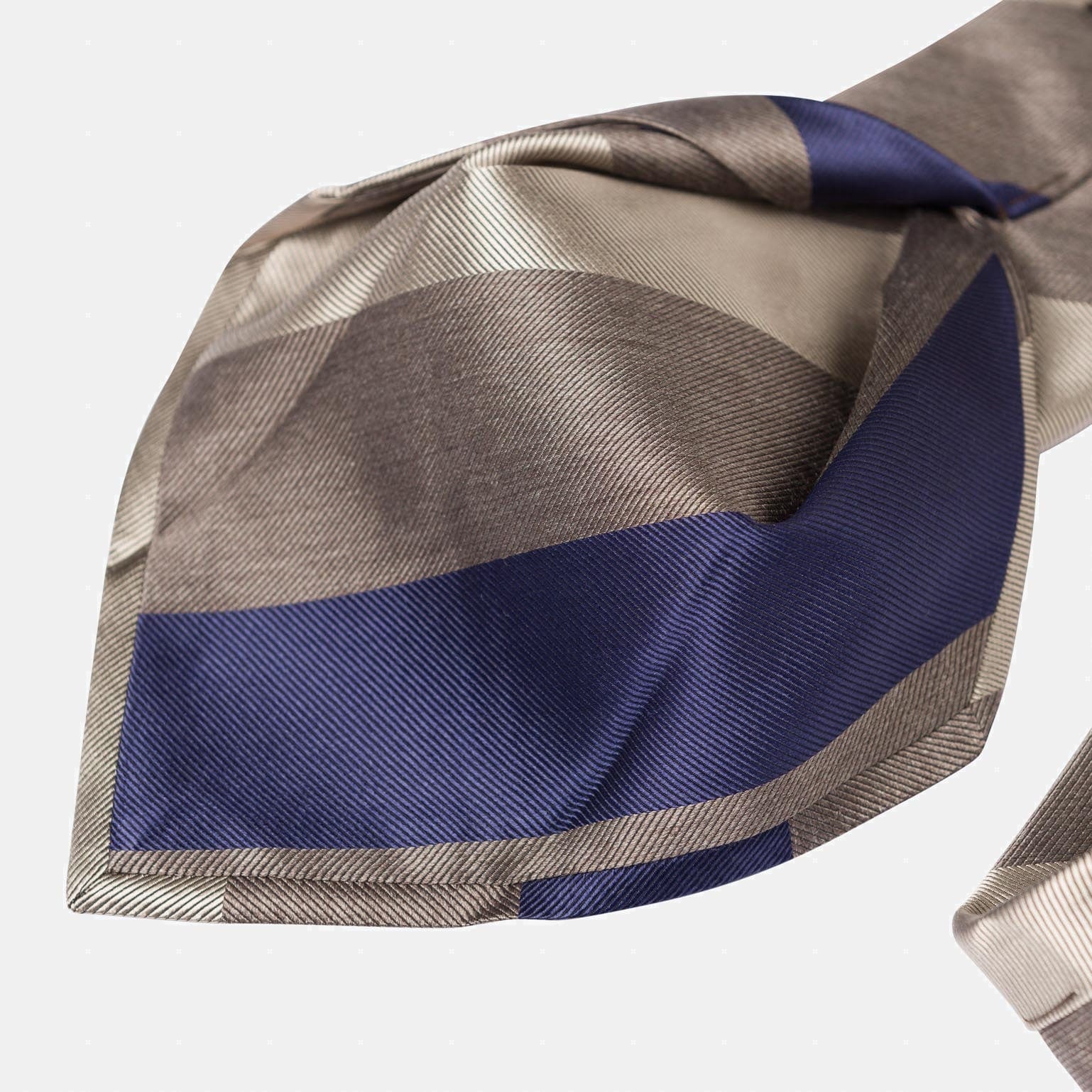 Conero - Silk Jacquard Tie - Taupe Grey - Solstik