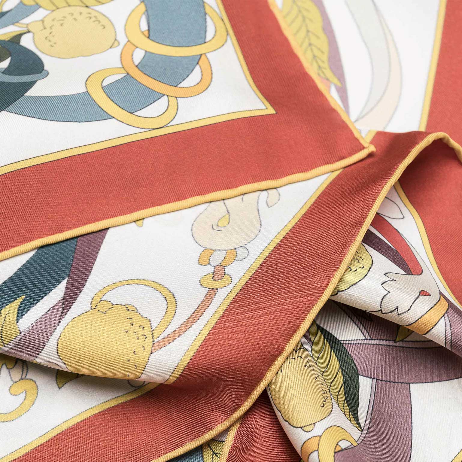 Anthea - Silk Foulard - Ivory - Solstik