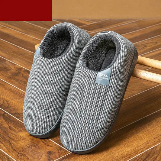 Women's Anti-Slip Cotton Slippers for Home Use - Solstik