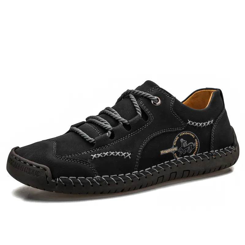 Plus Size Men's Leather Business Casual Shoes 2024 - Solstik