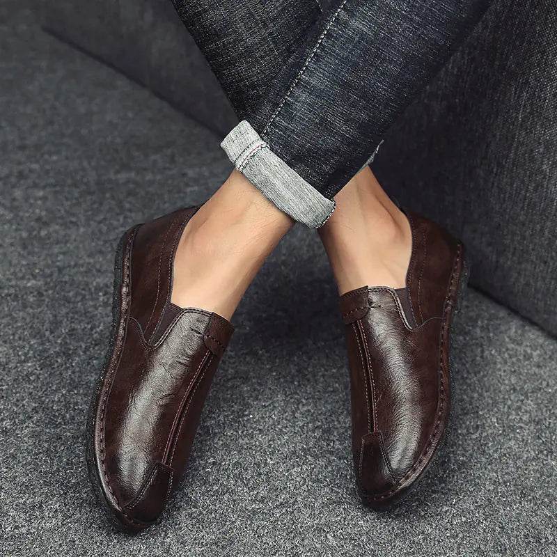 Stylish Spring Men's Slip-On Loafers for Casual Wear - Solstik