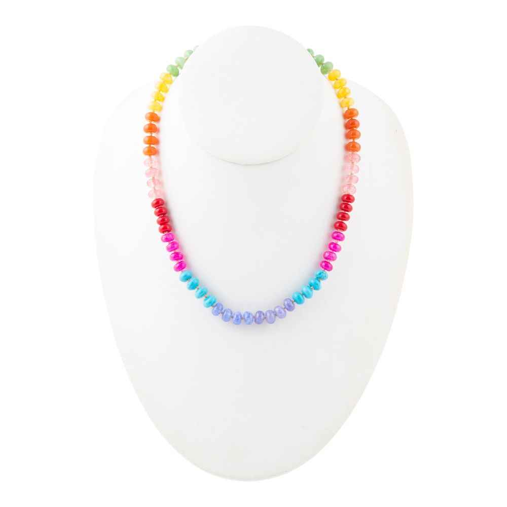 Kaleidoscope Multistone Strand Necklace