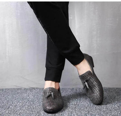 Elegant Fringed Men's Shoes - British Cut - Solstik