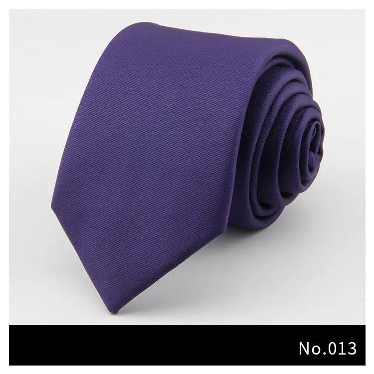 Fashionable Solid Color Tie - Solstik