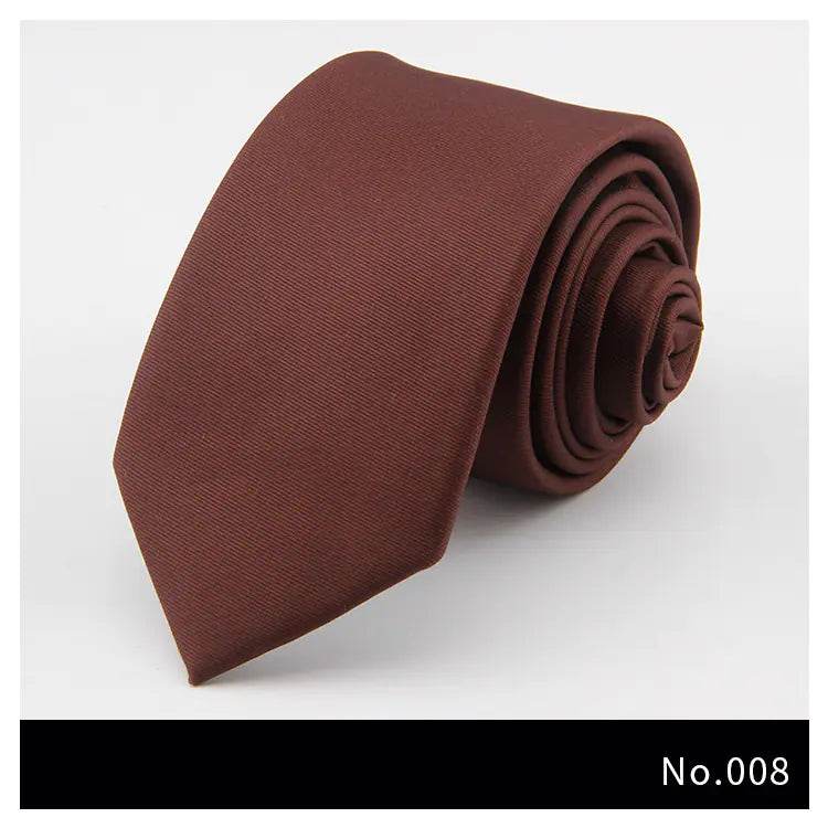 Fashionable Solid Color Tie - Solstik