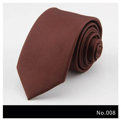 Fashionable Solid Color Tie - Solstik