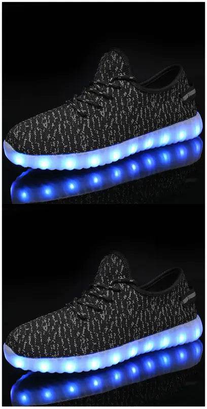 GlowStride LED Sneakers for All - Solstik