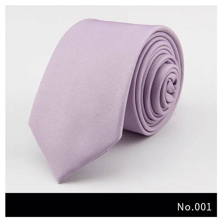 Fashionable Solid Color Tie - Solstik