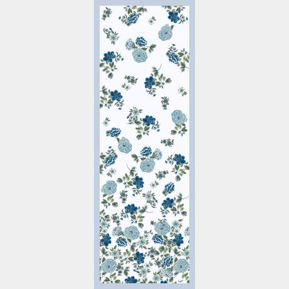 Bella - Silk Scarf Shawl - Blue - Solstik