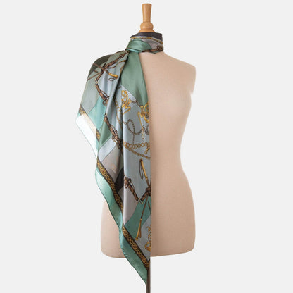 Gabriella - Silk Foulard - Laurel - Solstik