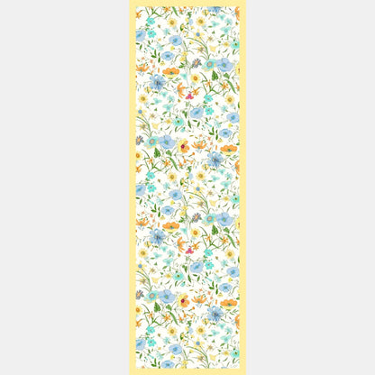 Primavera - Long Silk Scarf - Yellow - Solstik