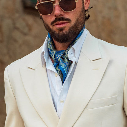 Toscana - Silk Neckerchief - Pistachio - Solstik