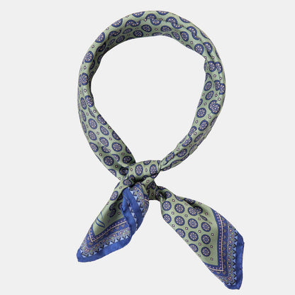 Toscana - Silk Neckerchief - Pistachio - Solstik