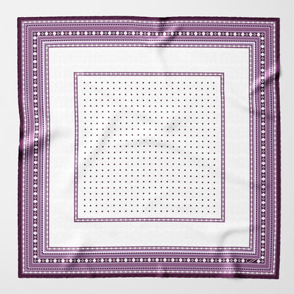 Pois - Silk Pocket Square - Lilac - Solstik