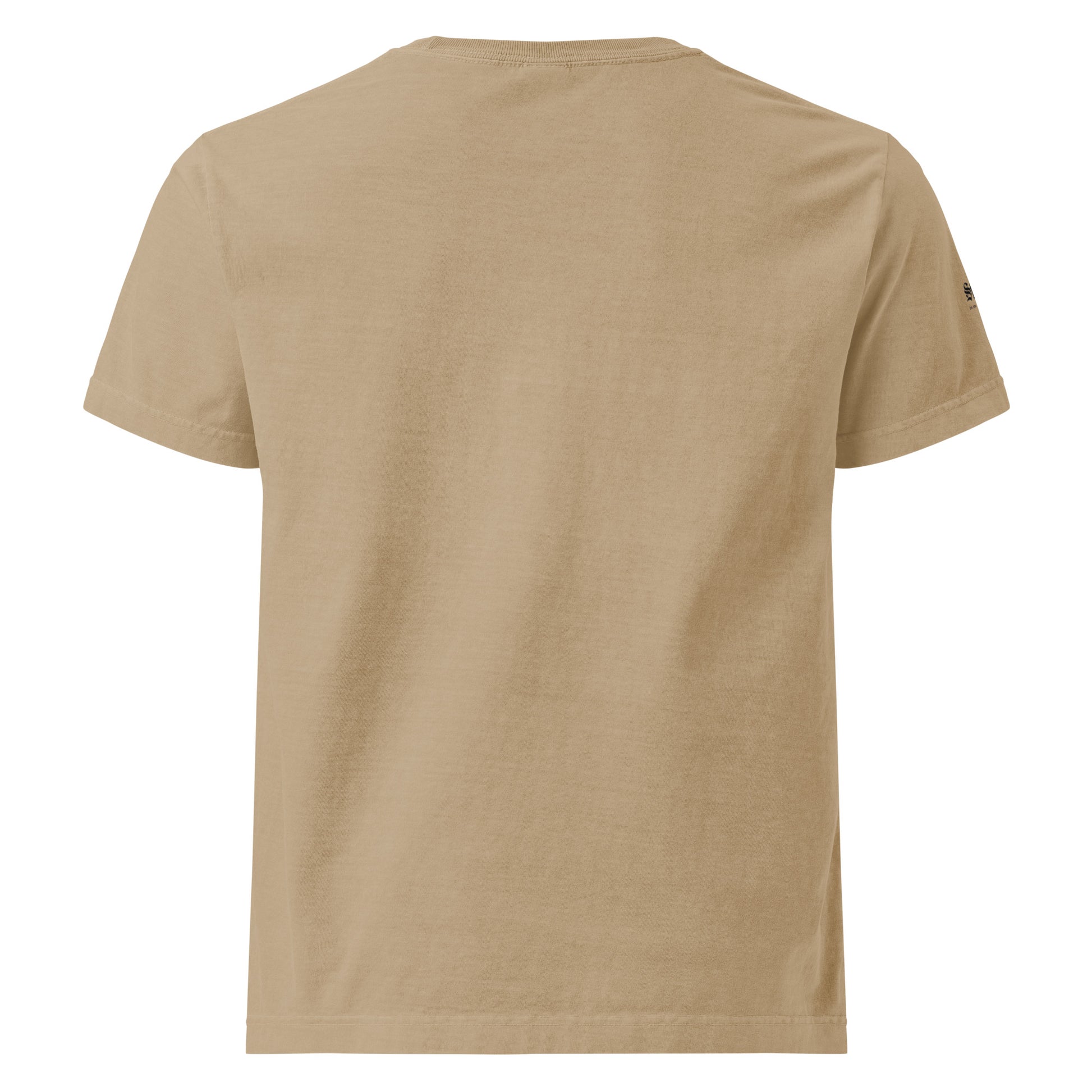 Solstik Beige Sailboat Print T-Shirt Luxury Soft Tee/ Steel - Solstik #