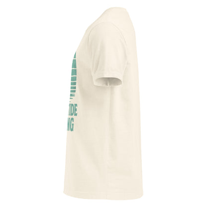 Solstik Beige Sailboat Print T-Shirt Luxury Soft Tee/ Steel - Solstik #