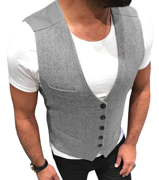 Cashmere/ Wool Blend Business/ Casual Luxury Vest - Solstik