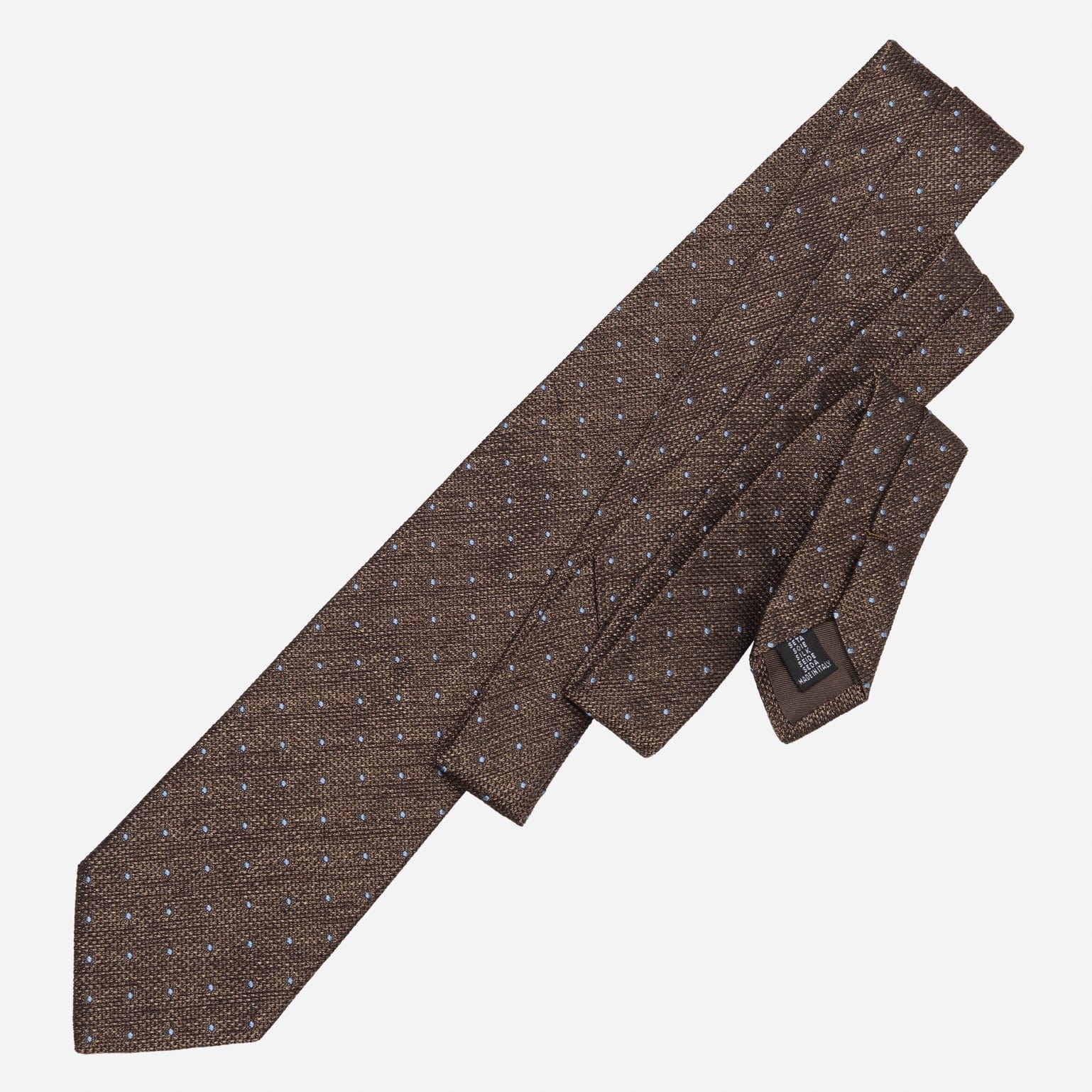 Mattei - Silk Grenadine Tie - Brown - Solstik