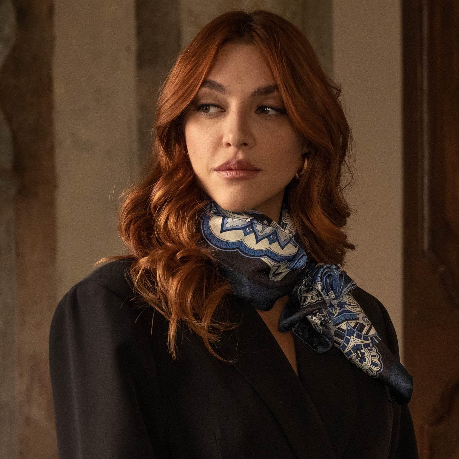 Malta - Silk Foulard - Royal Blue - Solstik