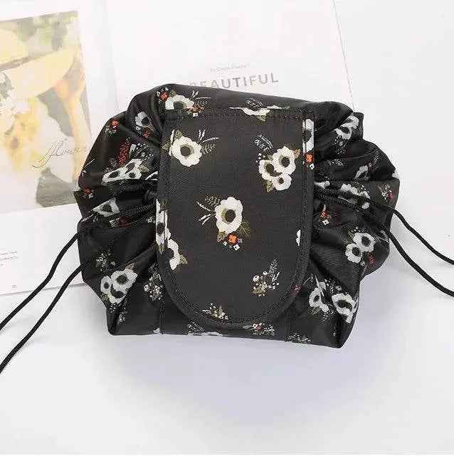 Solstik Luxury Drawstring Makeup Bag – Stylish & Compact