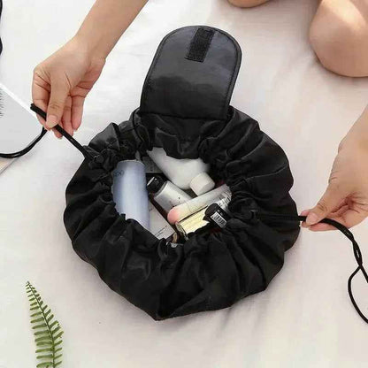 Solstik Luxury Drawstring Makeup Bag – Stylish & Compact