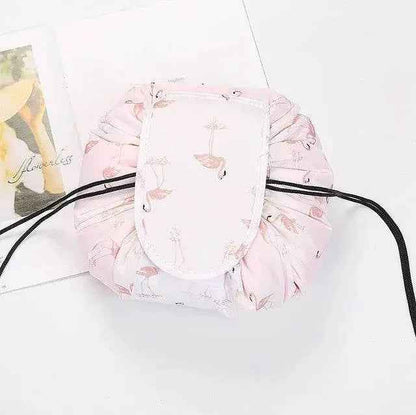 Solstik Luxury Drawstring Makeup Bag – Stylish & Compact