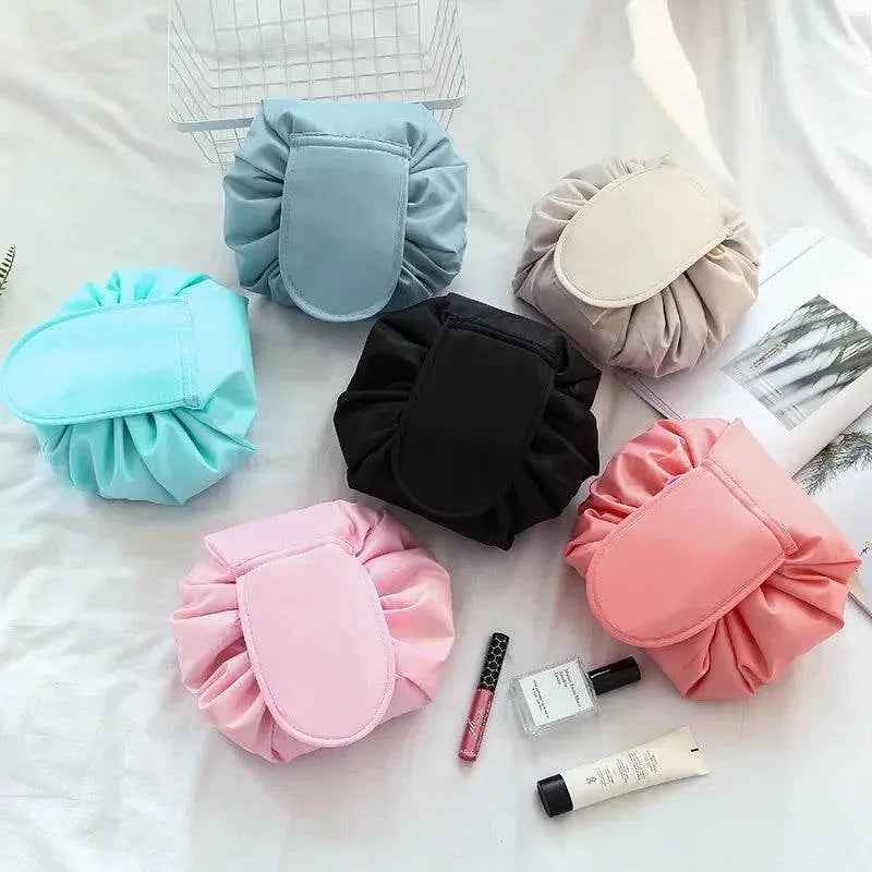 Solstik Luxury Drawstring Makeup Bag – Stylish & Compact