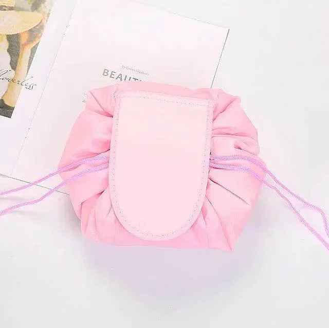 Solstik Luxury Drawstring Makeup Bag – Stylish & Compact