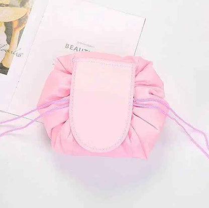 Solstik Luxury Drawstring Makeup Bag – Stylish & Compact