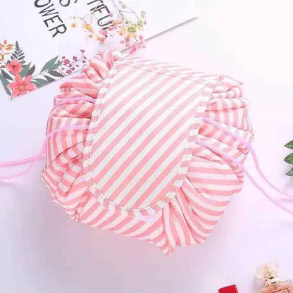 Solstik Luxury Drawstring Makeup Bag – Stylish & Compact